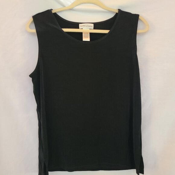 Draper's and Damon's Top Women's Sz L Travelers Knit Sleeveless Tank - Picture 2 of 5